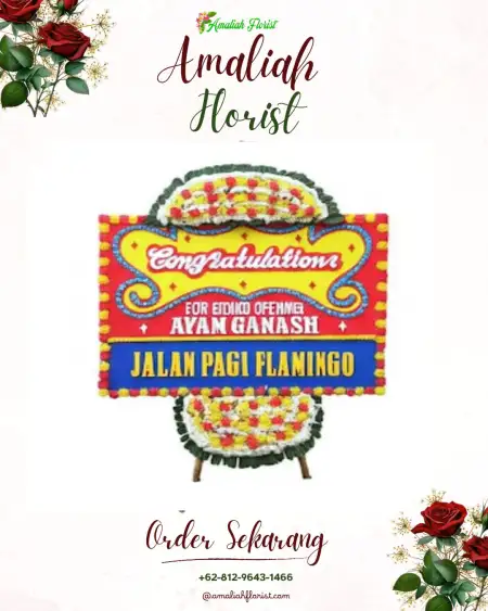 Sewa Papan Bunga Wisma Mandiri Jakarta